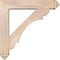 Ekena Millwork Olympic Arts and Crafts Smooth Bracket w/ Offset Brace, Douglas Fir, 7 1/2"W x 38"D x 38"H BKT0806X38X38OLY03SDF - alternate 2